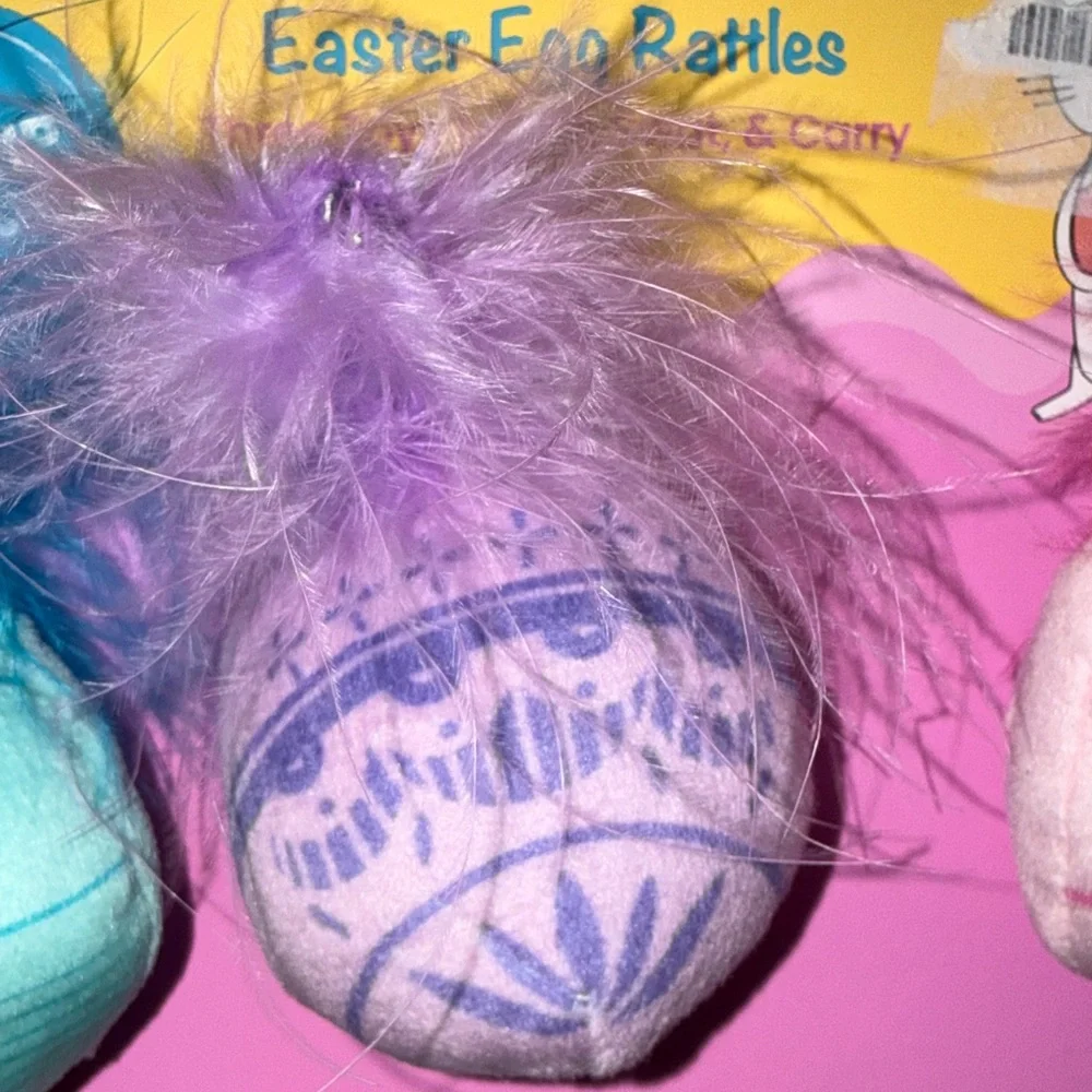 Catstages Colorful Easter Egg Rattles with Catnip Set of 3 Cat Toys